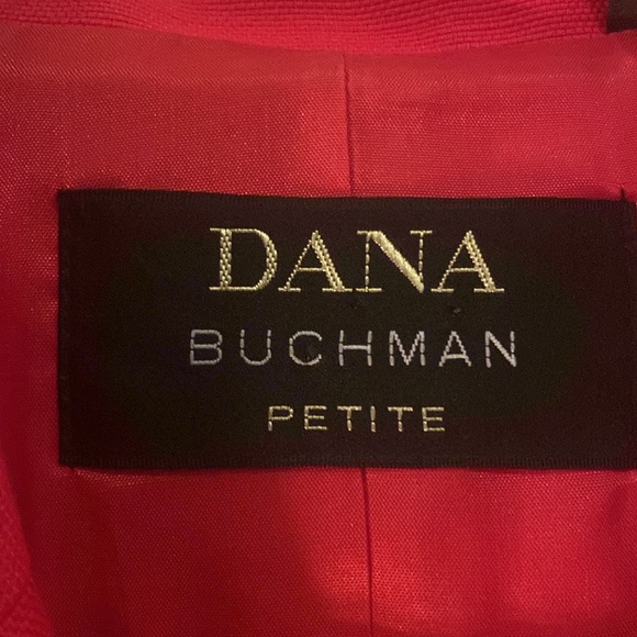 Dana Buchman Red Linen Blazer - Picture 2 of 9